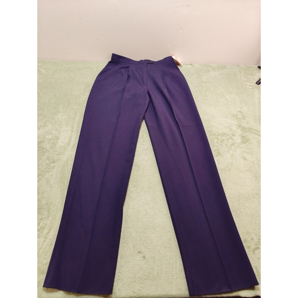 All-Bilt Delta Airlines Flight Attendant Pants Sz 14 Regular Navy Blue Slacks